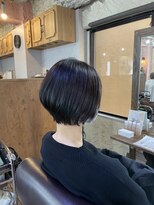 ロッソバイアルター 鎌取(ROSSO by aL-ter)&nbsp;【ピンクブラウン/美髪/切りっぱなしボブ】千葉香奈