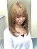 【全体ブリーチ】ケアブリーチ＋全体カラー＋髪質改善トリートメント18900円