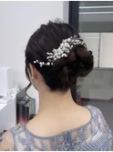 結婚式お呼ばれヘアセット