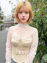 銀座　cheri ハイトーンボブ
