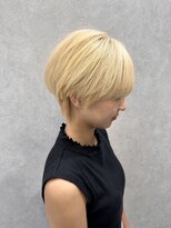 ロンド レア 天神大名店(Lond Le’a) デザインカラー/レイヤーカット/ウェットヘア/オリーブベージュ