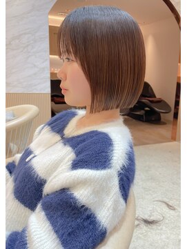 ロンド エスポワール 錦糸町(Lond espoir) 【澤口】黒髪ボブルフネビージュ小顔に見せるワンレン