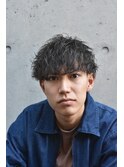 ツイストスパイラルパーマ縦落ちパーマメンズ波巻きパーマ