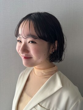 アム(amu) ボブパーマ/シースルーバング/ゆるめパーマ/ミニボブパーマ