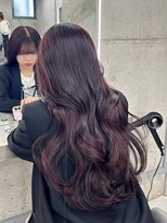 シイム(CYM)&nbsp;透明感カラー/レイヤーロング/パープルブラウン