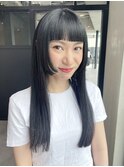美髪顔周りレイヤーロングおくれ毛_29569