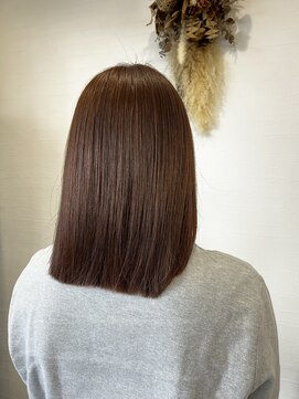 リベストバイジェービー 稲毛(li best. byjb) ダークアッシュ/大人ガーリー/似合わせカット[稲毛/白髪ぼかし]