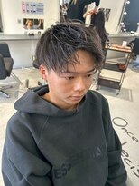 メンズサロン キング 心斎橋店(Men’s salon K!ng) ホワイトメッシュ/ツイスト/ツイスパ/パーマ/メンズ/眉毛/心斎橋