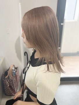 リグ 横浜(Lig.) ココアグレージュチョコレートブラウンブリーチダブルカラー横浜