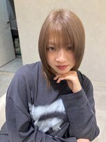 アプリ 南浦和(appri)&nbsp;ミルクティーベージュ/ダブルカラー/ケアブリーチ/ウルフカット