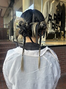 【池崎】モード×ガーリーmixツインアレンジ