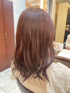 髪質改善/顔周りレイヤーカット/グレージュ[千葉/千葉駅]