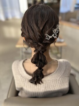 ふんわり編み下ろし