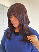 ロテ(LOTE.)&nbsp;着物ヘア/大人ガーリー/ダークアッシュ/似合わせカット/一宮