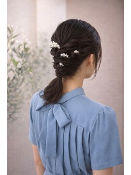 モゴイケブクロ(MOGO IKEBUKURO) 結婚式・お呼ばれ向け◎ミディアムアレンジ