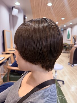 ヘアサロン ナノ(hair salon nano) 前髪ありハンサムショート