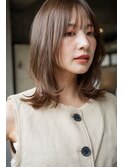 毛先パーマ、ニュアンスパーマ、ミディアムパーマ、ゆるめパーマ