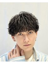 オーシャントーキョー 仙台(OCEAN TOKYO)&nbsp;ツイストスパイラルマッシュ刈り上げツーブロックメンズパーマ