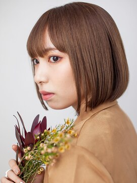 アッシュ 二俣川北口店(Ash) 白髪ぼかし/内巻きボブ