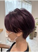 ディープパープルハンサムショート