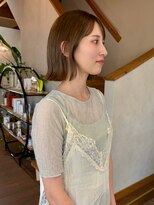 サロンエフ(salon f)&nbsp;【オリーブベージュ×ボブ】