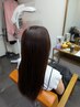 【全体染めされるならコレ!】水素カラー+カット