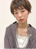 ショート! アッシュベージュ!