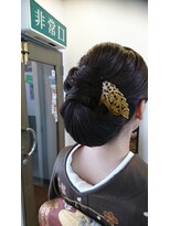 かぐや姫 エルモード フェレ美容室 行徳店&nbsp;和装アップ