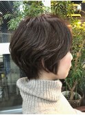 首元スッキリ！大人女性ショートボブ【Ruufus恵比寿渋谷】314b7