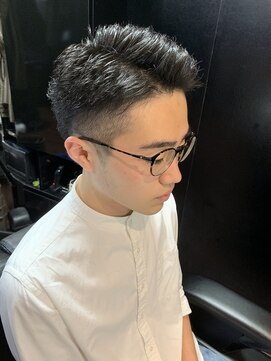 ヒロギンザバーバーショップ 神楽坂店(HIRO GINZA BARBER SHOP) ビジネス七三スタイル