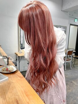 ヴェルダ 池袋店(verda) 【お客様スタイル】ケアブリーチピンクベージュ