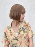 ミニボブとインナーベージュ