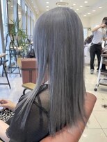 クアトログランシュ ひたちなか店(QUATRO×GranCieux)&nbsp;3ブリーチ×ブルーシルバー