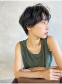 マッシュショート×ブルーグレージュ【大人かわいい】08