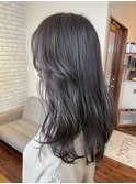 透明感グレージュ
