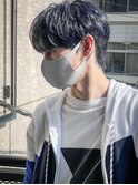 (石川)韓流マッシュ×ブルーブラック