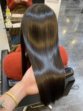 イオエ(ioe) 似合わせカット/メルティカラー/ウェーブミディアム/着物