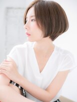 アルバハナレ 横浜(αlba HANARE)&nbsp;関内/髪質改善/ヌーディベージュ♪小顔補正立体カットf