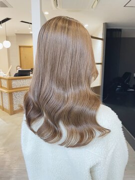 チェレ オレ 新金岡店(Chere ore) ラテベージュ髪質改善カラー×イノアカラー艶髪美人髪