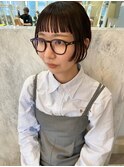 前髪　サイド　パツっとBOB