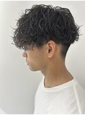 メンズマッシュパーマ波巻スパイラルパーマニュアンスパーマ