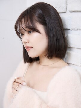 ビランチェ 池袋(bilancia) 池袋/春ボブ/ミディアムボブ/20代ボブ/グレージュ