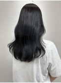 【きくしらくと】くびれ巻き×ワンブリーチブルーカラー×韓国