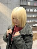 【ホワイトブロンド/似合わせカット】しまゆー