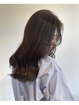 ノイズオオサカ 梅田店(NOISM OSAKA) マッシュボブウルフ前髪アンブレラカラーこなれミディイメチェン