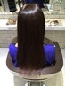 【平日限定】カット＋ストレート（縮毛矯正）￥17600～⇒￥16500