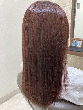 プレジールバイラファブリック(PLAISIR by LA FABRIQUE) 【下田】ラベンダーピンク艶髪ストレートロング