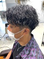 リット×ベリエ(Lit.×belier) 薩摩川内シャドウパーマフェザーパーマ波巻きパーマウルフ30代