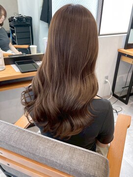 ミュラ(mulah) オリーブベージュシアーカラー＊ゆる巻きニュアンスカラー