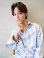 ニコ トウキョウ ロジック(nico TOKYO Logic)&nbsp;センターパートニュアンスパーマフェザーパーマ